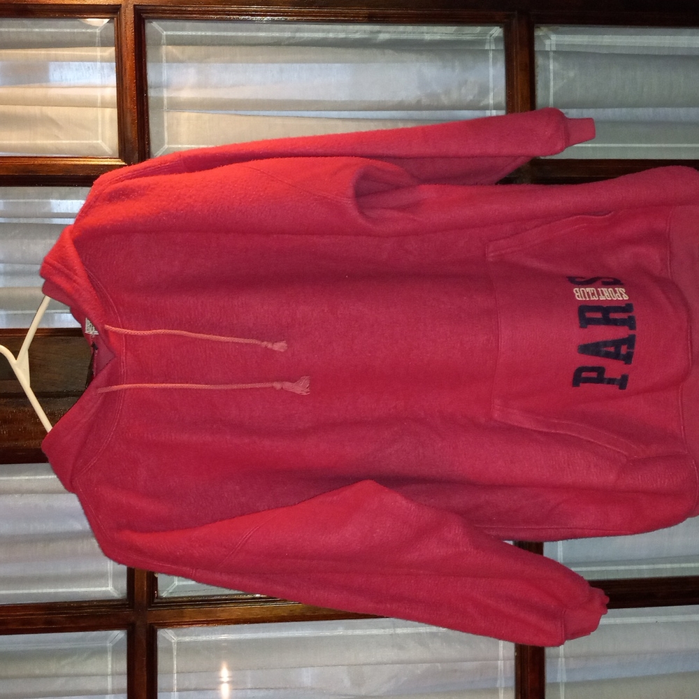 Paris Sport Club: Vintage Pink Hooded Sweatshirt